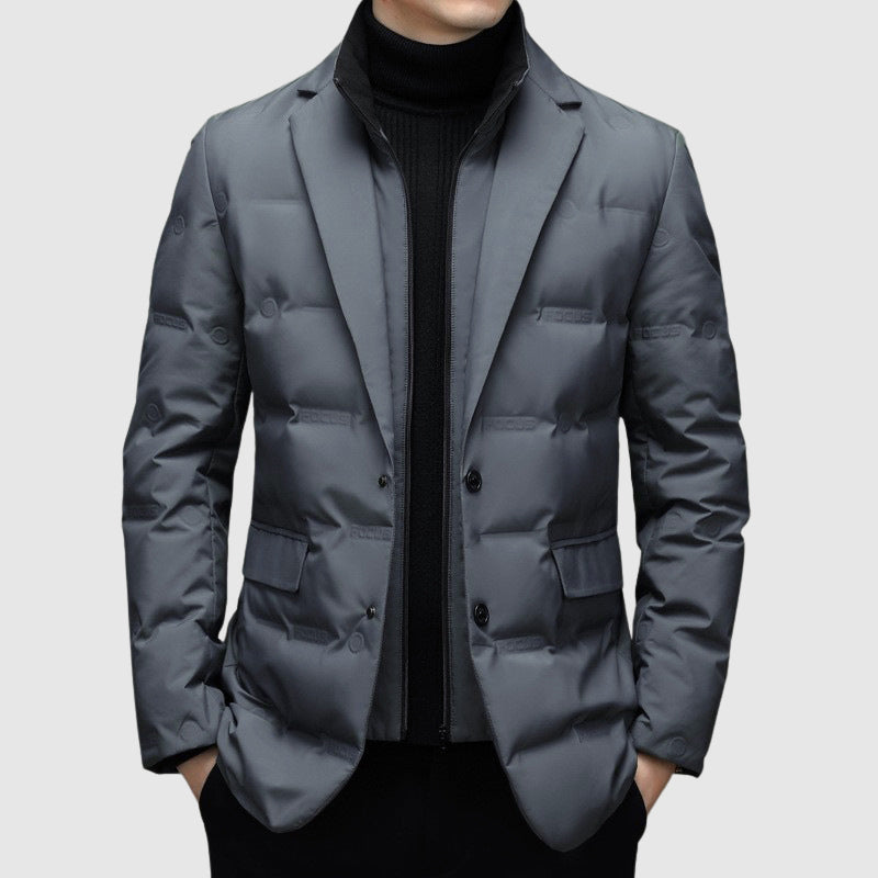 L'Essenziale Marco Bianchi Piumino Jacket - Lightweight Down Jacket for Men | Stylish & Warm Outerwear