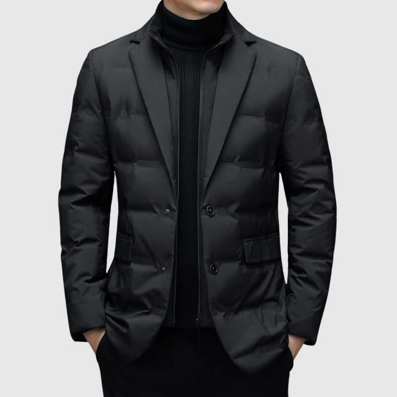 L'Essenziale Marco Bianchi Piumino Jacket - Lightweight Down Jacket for Men | Stylish & Warm Outerwear
