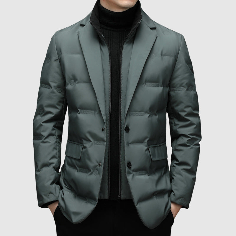 L'Essenziale Marco Bianchi Piumino Jacket - Lightweight Down Jacket for Men | Stylish & Warm Outerwear