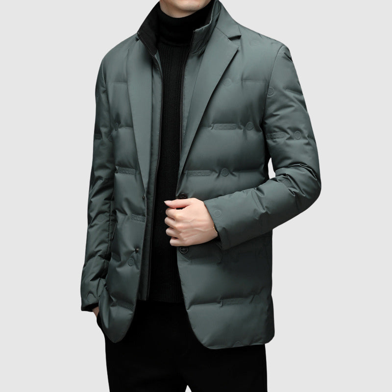 L'Essenziale Marco Bianchi Piumino Jacket - Lightweight Down Jacket for Men | Stylish & Warm Outerwear