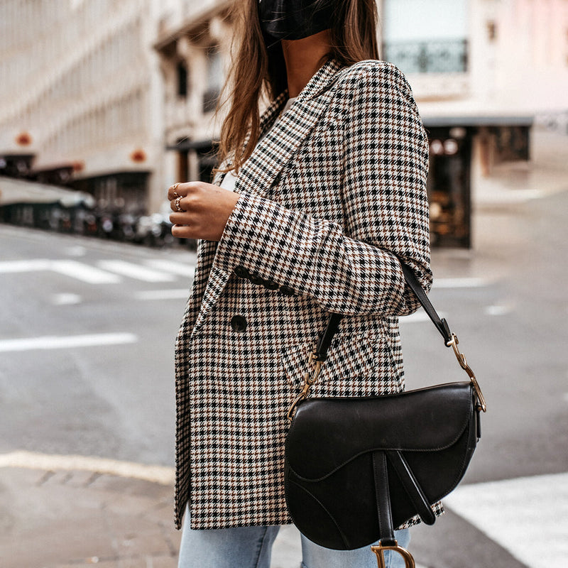 Women's Eco-Friendly Natural Fiber Blazer | Sustainable Fashion Jacket for Effortless Style