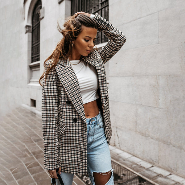 Women's Eco-Friendly Natural Fiber Blazer | Sustainable Fashion Jacket for Effortless Style
