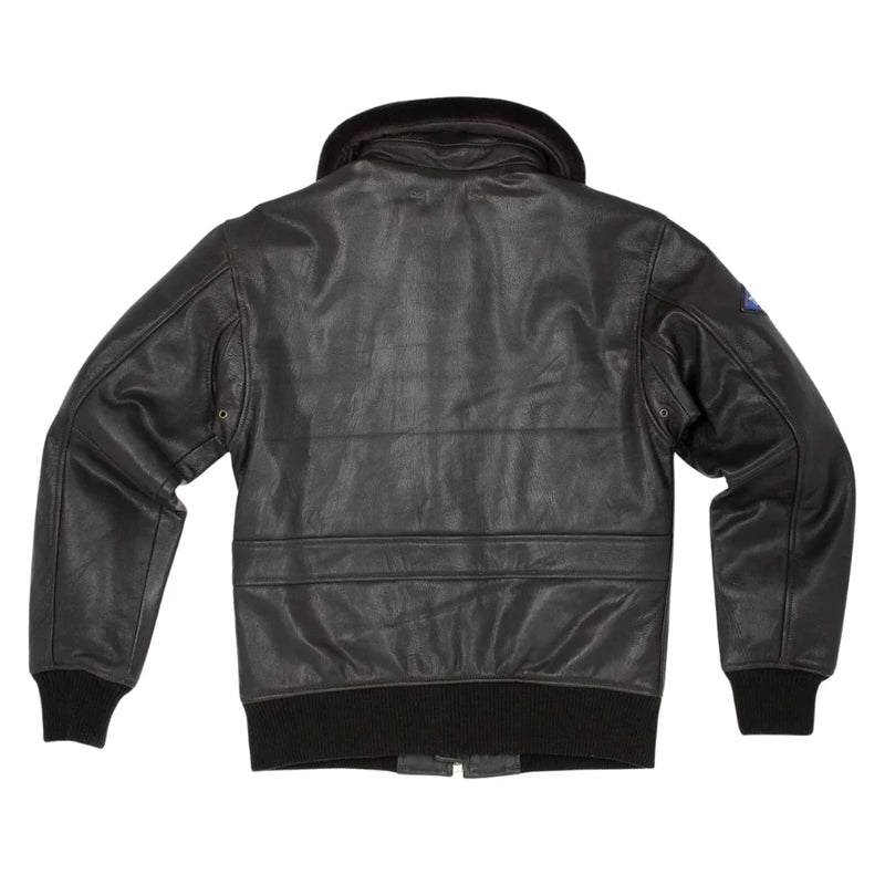 Maverick's Top Gun Navy G-1 Flight Jacket - Authentic Military Style Bomber Jacket for Men