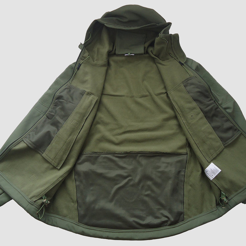 Men's Waterproof Tactical Softshell Jacket - Lightweight, Breathable, and Durable Outdoor Gear for Hiking, Camping, and Adventure