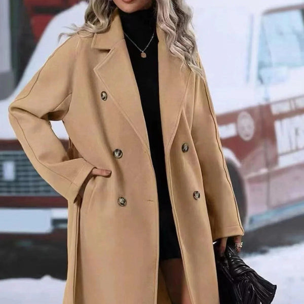 Stylish Nora Wool Coat for Women | Warm & Elegant Outerwear | Perfect for Fall & Winter