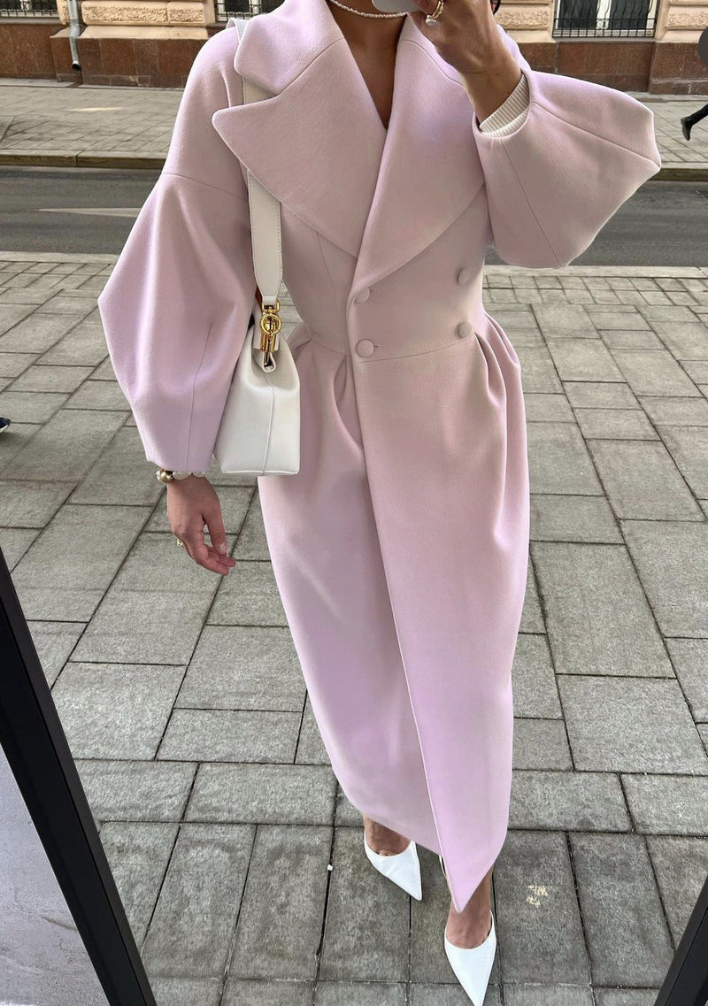 Stylish Women's Elegant Trench Coat - Classic Long Overcoat for All Seasons
