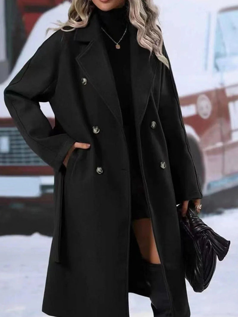 Stylish Nora Wool Coat for Women | Warm & Elegant Outerwear | Perfect for Fall & Winter