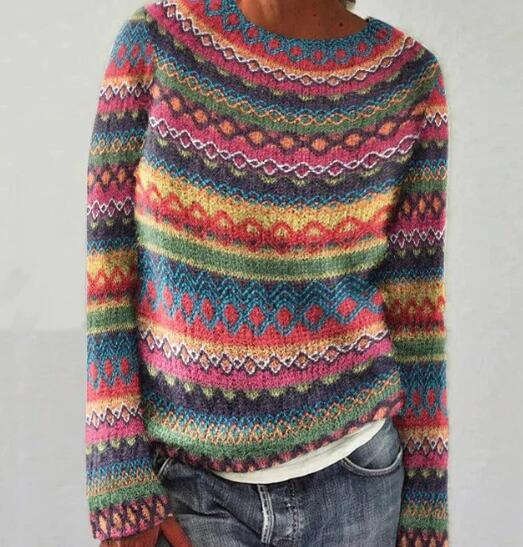 Women's Cozy Knit Sweater - Soft, Warm & Stylish Pullover for Fall & Winter