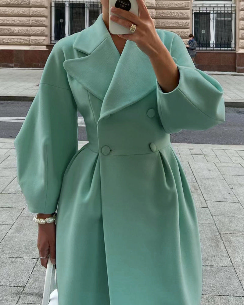 Stylish Women's Long Trench Coat - Elegant Outerwear for All Seasons