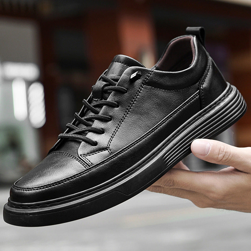 Men's Low-Top Sneakers - Stylish Tonal Stitching & Secure Lace-Up Closure for Comfort & Versatility