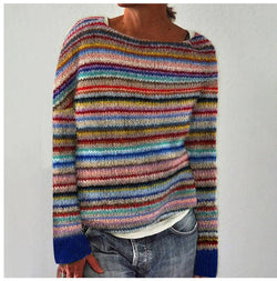 Women's Cozy Knit Sweater - Soft, Warm & Stylish Pullover for Fall & Winter
