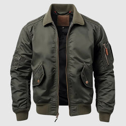 Roberto Russo Men's Urban Bomber Jacket - Stylish Lightweight Outerwear for Casual and Streetwear Fashion