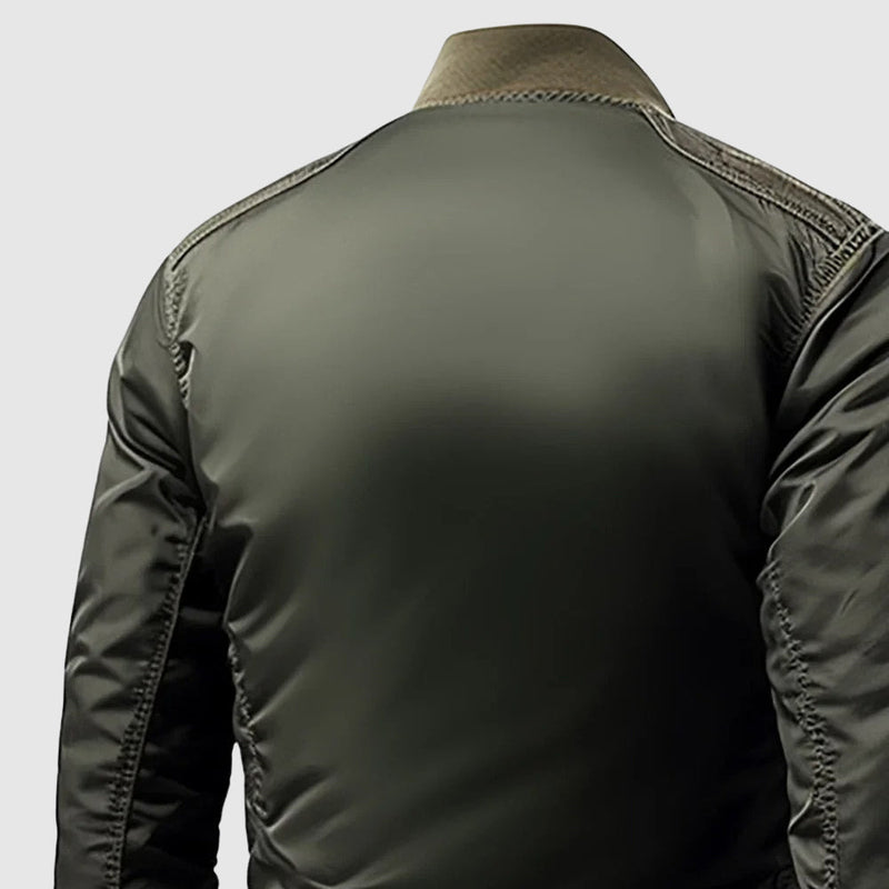 Roberto Russo Men's Urban Bomber Jacket - Stylish Lightweight Outerwear for Casual and Streetwear Fashion
