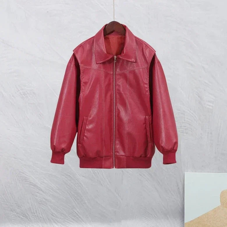 Fiorella Women's Premium Leather Jacket - Stylish & Durable Outerwear