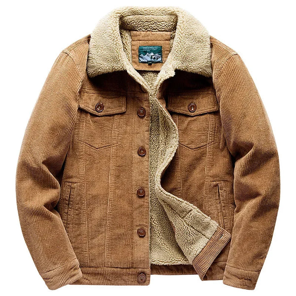 Fashion Solid Color Cotton Jacket clothes Men's Winter Zipper Jacket Plus Velvet