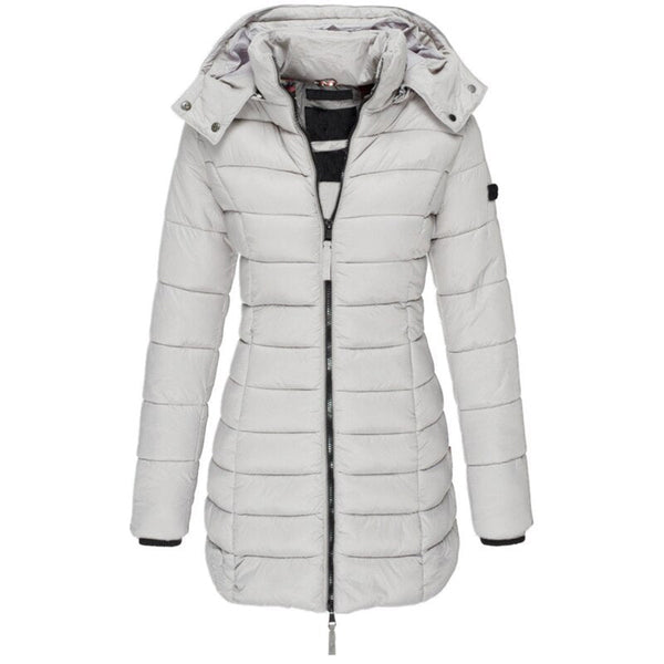 Avencea Women's Luxury Winter Parka Coat | Long Hooded Jacket with Down Filling for Ultimate Warmth and Style