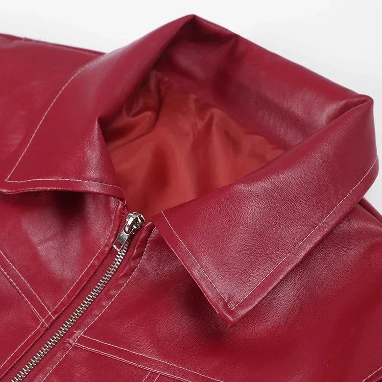 Fiorella Women's Premium Leather Jacket - Stylish & Durable Outerwear