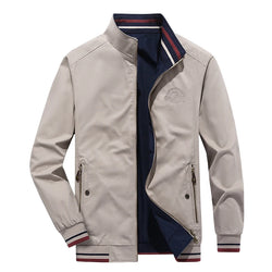 Men's Reversible Windbreaker, Casual Business Slim Jackets, Solid Document Jackets, ChimMens Clothing, High Quality, Fashion