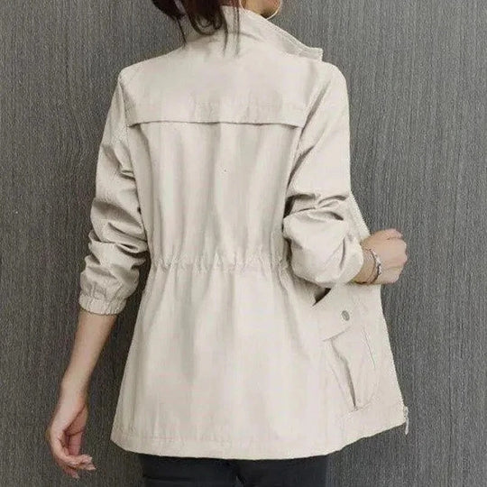 Stylish Women's Lightweight Trench Coat - Perfect for All Seasons, Water-Resistant, and Versatile Outerwear