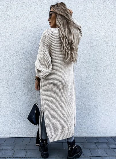 Women's Long Sleeve Knitted Cardigan - Cozy, Stylish Knitwear for All Seasons