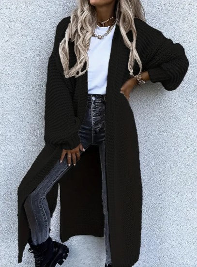 Women's Long Sleeve Knitted Cardigan - Cozy, Stylish Knitwear for All Seasons
