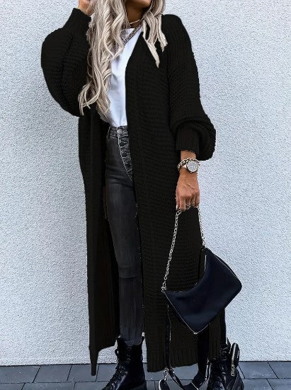 Women's Long Sleeve Knitted Cardigan - Cozy, Stylish Knitwear for All Seasons
