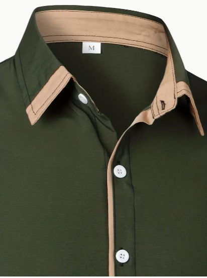 Men's Breathable Long Sleeve Casual Shirt - Lightweight, Comfortable, Perfect for All Seasons