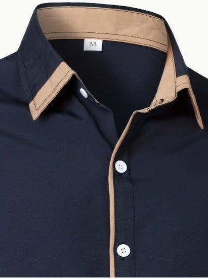 Men's Breathable Long Sleeve Casual Shirt - Lightweight, Comfortable, Perfect for All Seasons