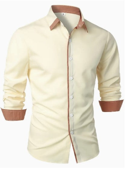Men's Breathable Long Sleeve Casual Shirt - Lightweight, Comfortable, Perfect for All Seasons