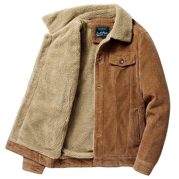 Fashion Solid Color Cotton Jacket clothes Men's Winter Zipper Jacket Plus Velvet
