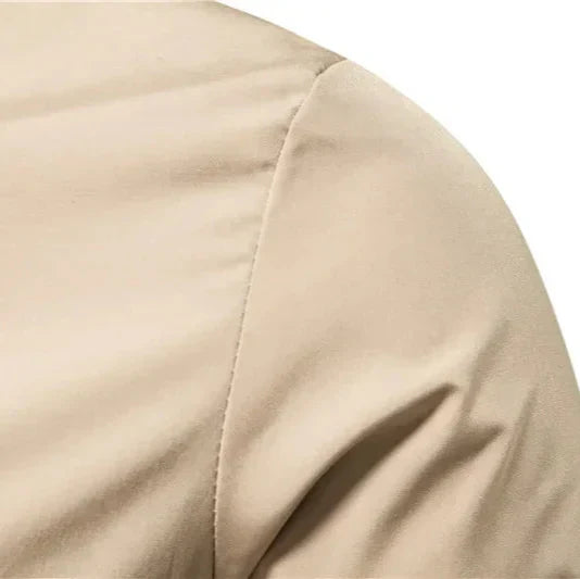 Men's Lightweight Zip-Up Bomber Jacket with Ribbed Trim - Stylish & Comfortable Outerwear for Men