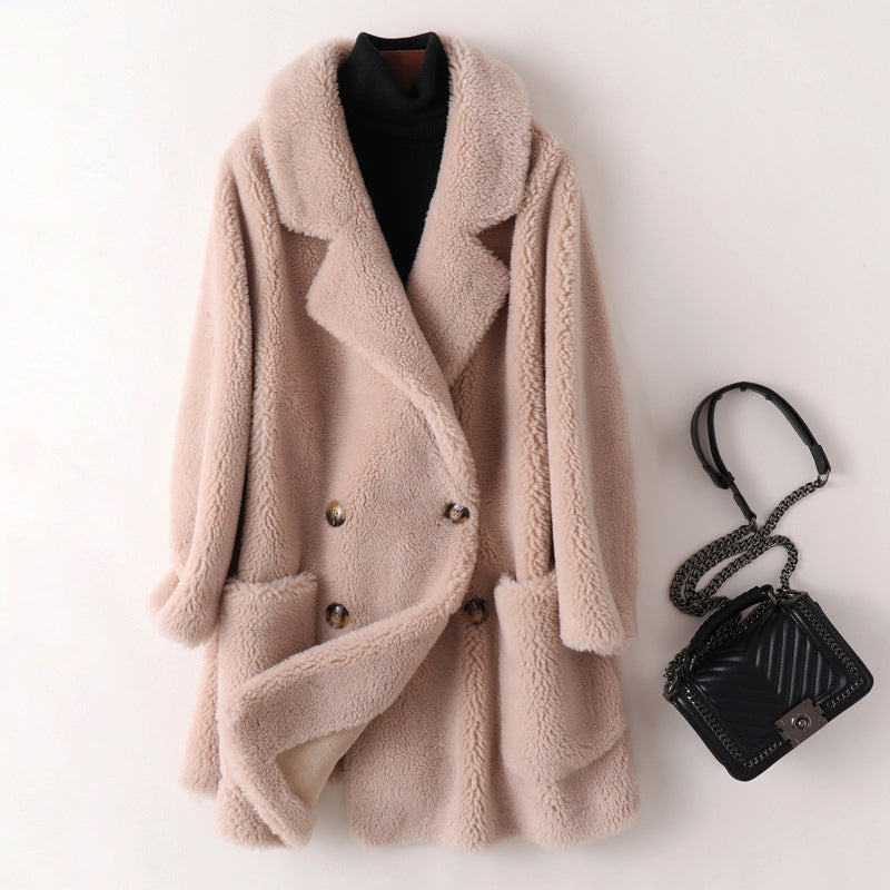 Sofia Amoretti Isernia Women's Shearling Coat - Luxurious Warmth & Style for Fall/Winter