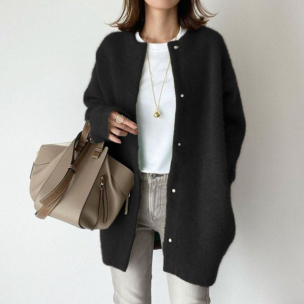 Sofia Amoretti Luxe Wool Cardigan for Women - Cozy, Stylish & Warm Knit Sweater