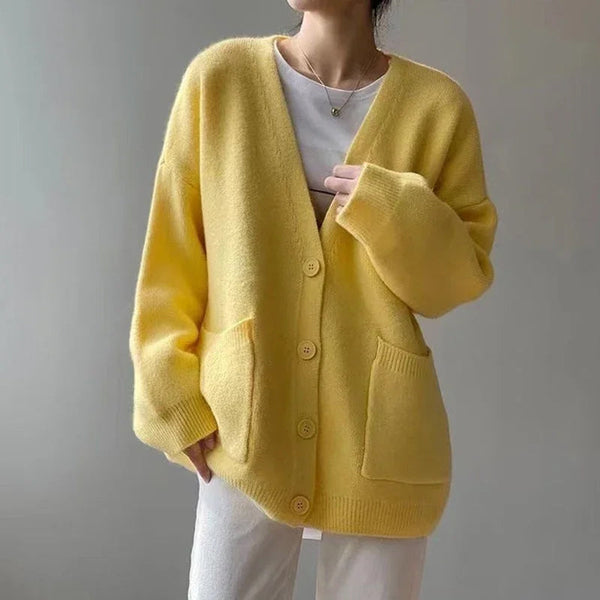 Sofia Amoretti Women's Simply Cozy Cardigan - Soft, Stylish, and Comfortable Layering Piece for All Seasons