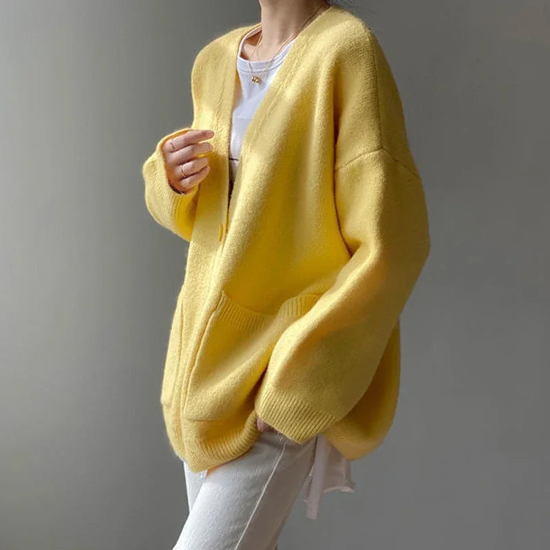 Sofia Amoretti Women's Simply Cozy Cardigan - Soft, Stylish, and Comfortable Layering Piece for All Seasons