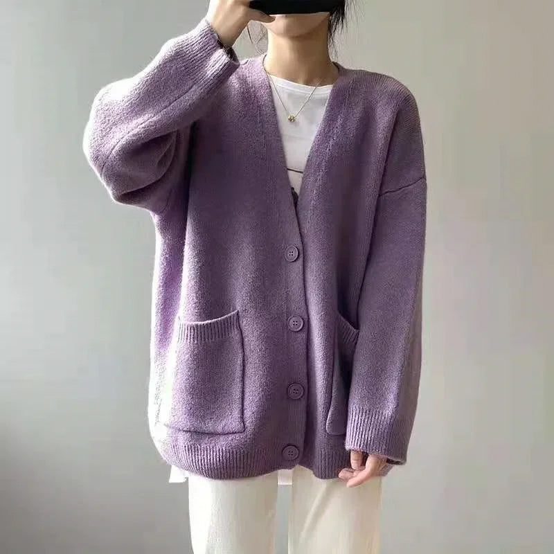 Sofia Amoretti Women's Simply Cozy Cardigan - Soft, Stylish, and Comfortable Layering Piece for All Seasons