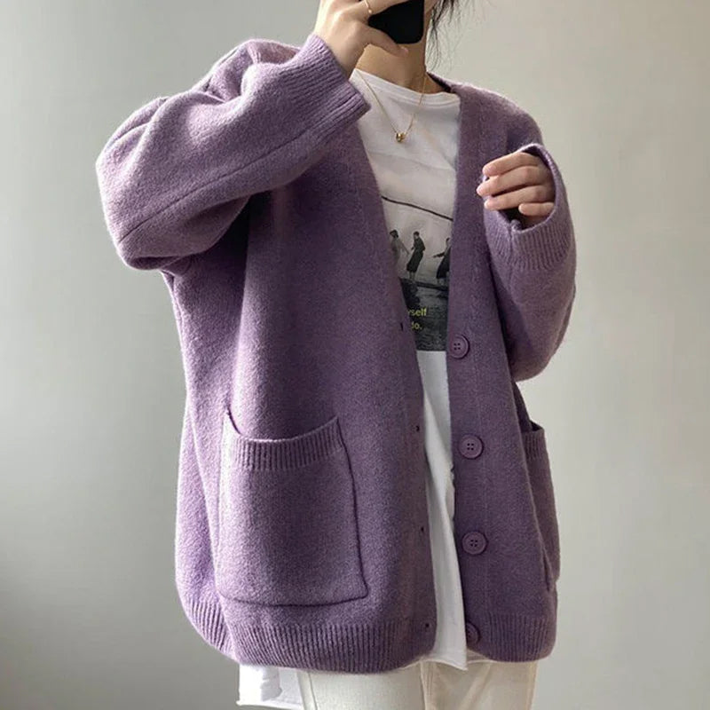 Sofia Amoretti Women's Simply Cozy Cardigan - Soft, Stylish, and Comfortable Layering Piece for All Seasons