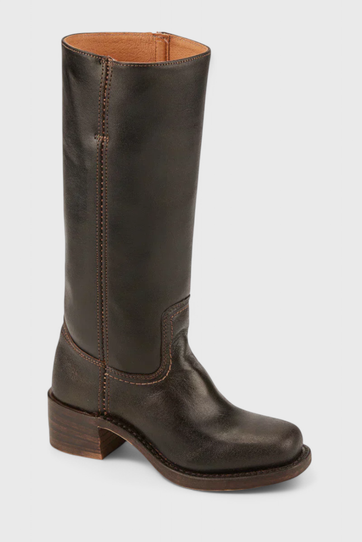 Stylish Women's Knee High Boots with Stacked Heel & Classic Round Toe - Perfect for Every Occasion