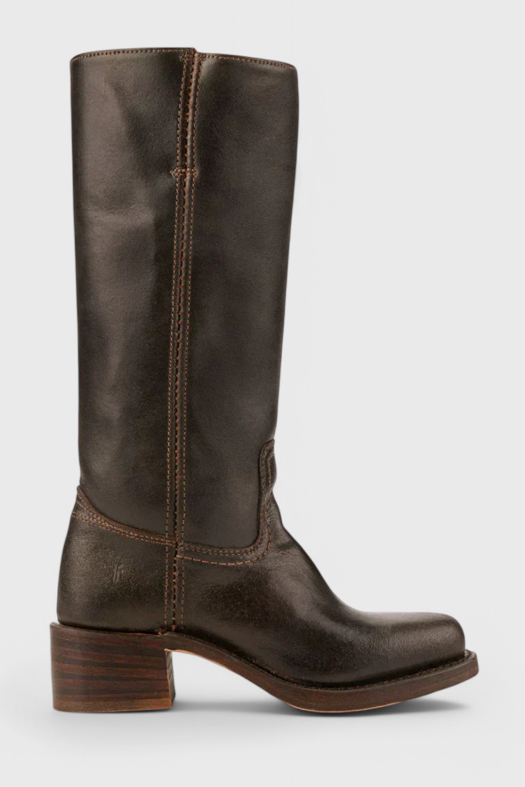 Stylish Women's Knee High Boots with Stacked Heel & Classic Round Toe - Perfect for Every Occasion