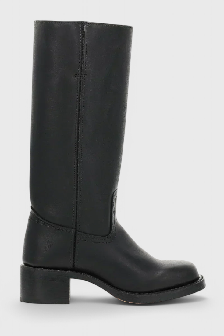 Stylish Women's Knee High Boots with Stacked Heel & Classic Round Toe - Perfect for Every Occasion