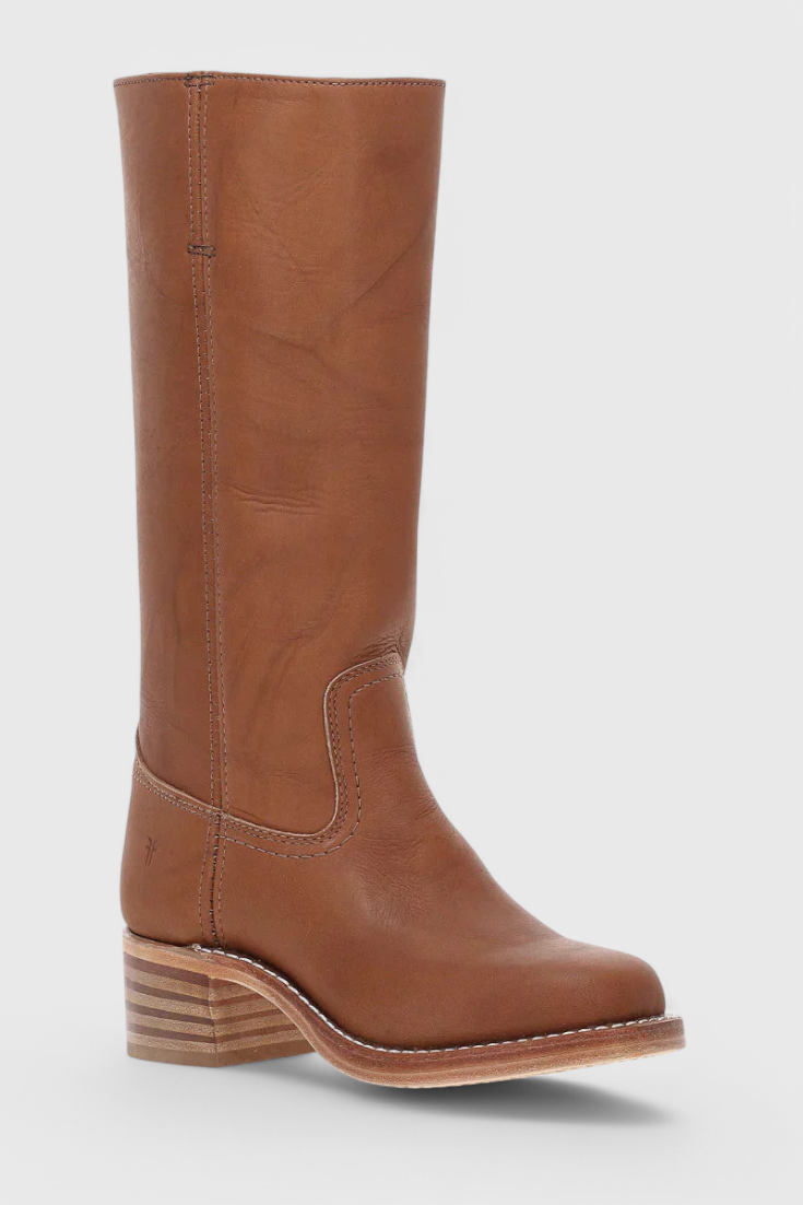 Stylish Women's Knee High Boots with Stacked Heel & Classic Round Toe - Perfect for Every Occasion