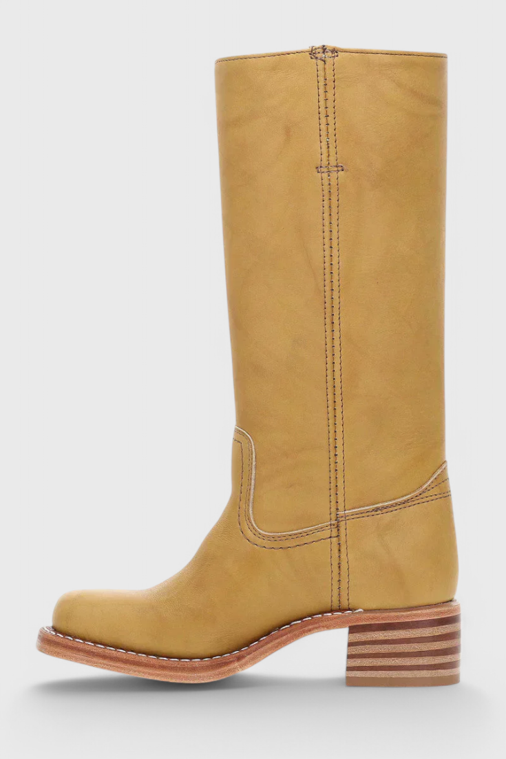 Stylish Women's Knee High Boots with Stacked Heel & Classic Round Toe - Perfect for Every Occasion
