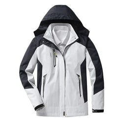 Women's Waterproof Windbreaker Jacket with Sporty Hood, Lightweight & Breathable Outdoor Jacket for Active Lifestyle