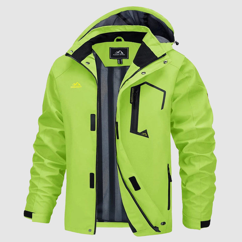 TerrainShield Waterproof Jacket - Lightweight, Breathable & Durable Outdoor Raincoat for All Weather Conditions