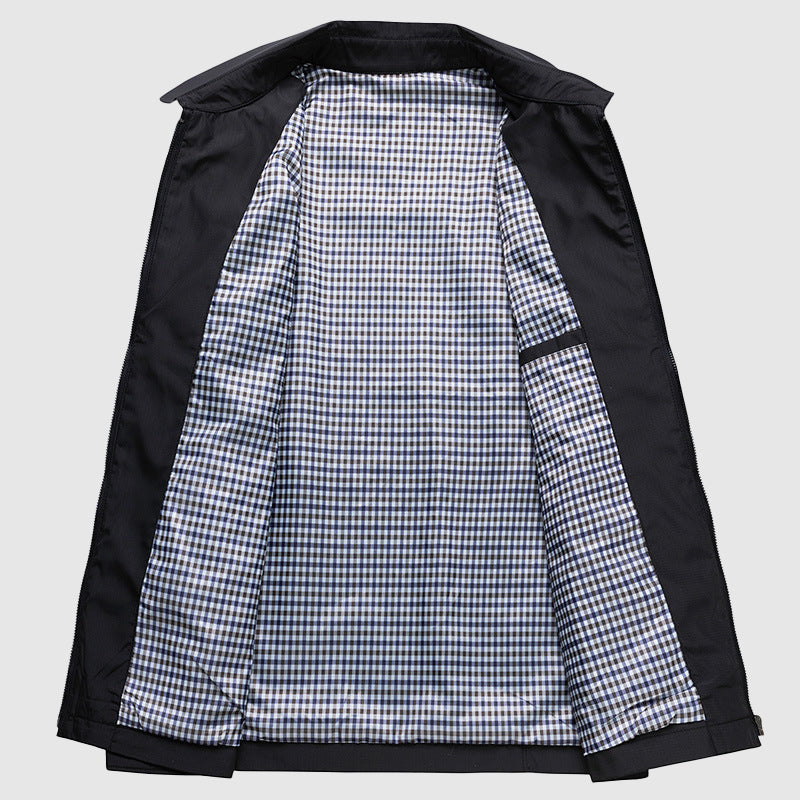 Theodore Willow Men's Business Spring Jacket - Stylish Lightweight Blazer for Office & Casual Wear
