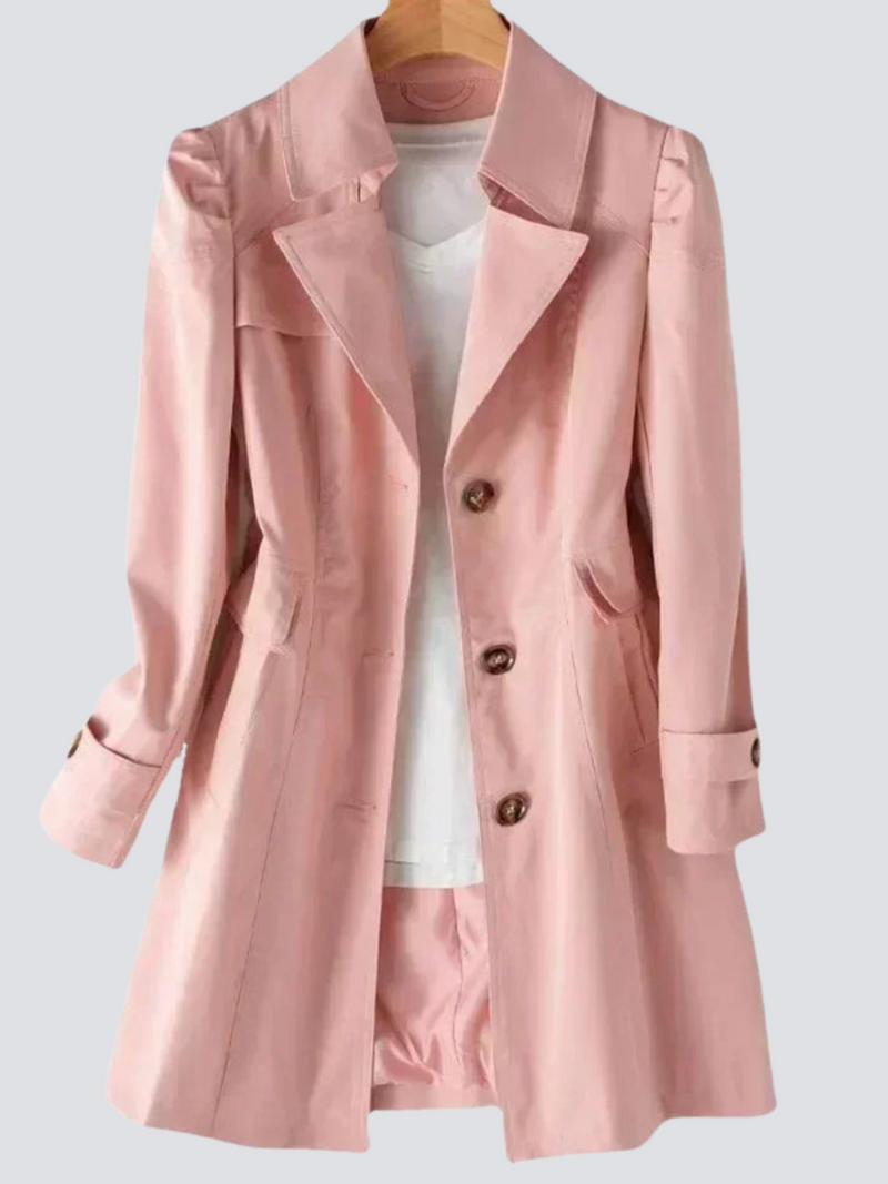 Stylish Women's Cotton Trench Coat - Lightweight, Breathable, and Versatile Outerwear for All Seasons