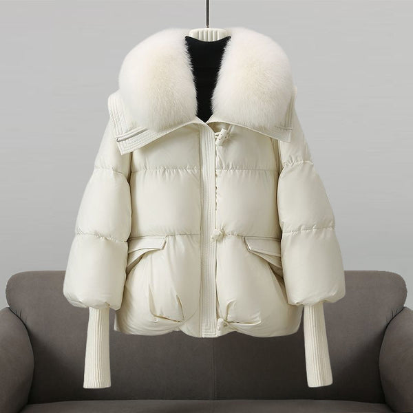 Valentina Rossi Women's Glam Puffer Jacket - Stylish & Warm Winter Outerwear