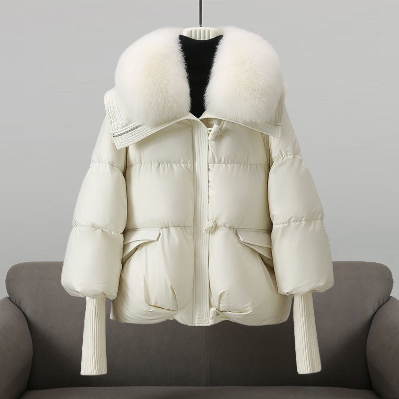 Valentina Rossi Women's Glam Puffer Jacket - Stylish & Warm Winter Outerwear