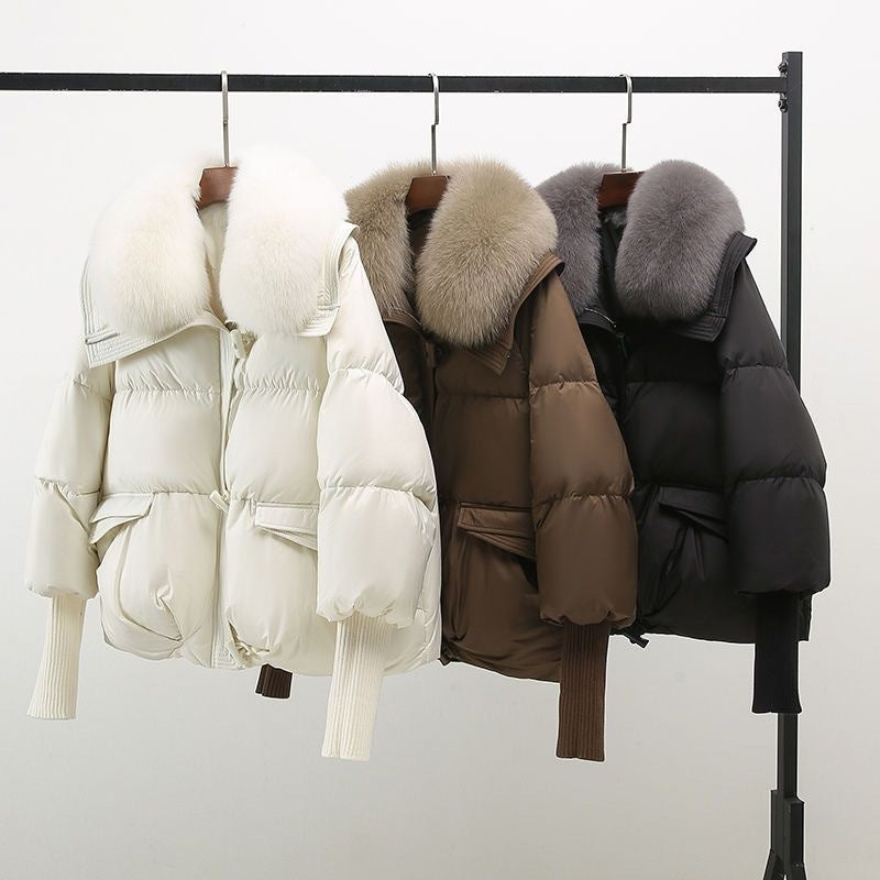 Valentina Rossi Women's Glam Puffer Jacket - Stylish & Warm Winter Outerwear