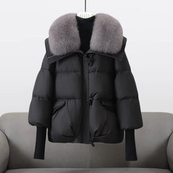 Valentina Rossi Women's Glam Puffer Jacket - Stylish & Warm Winter Outerwear